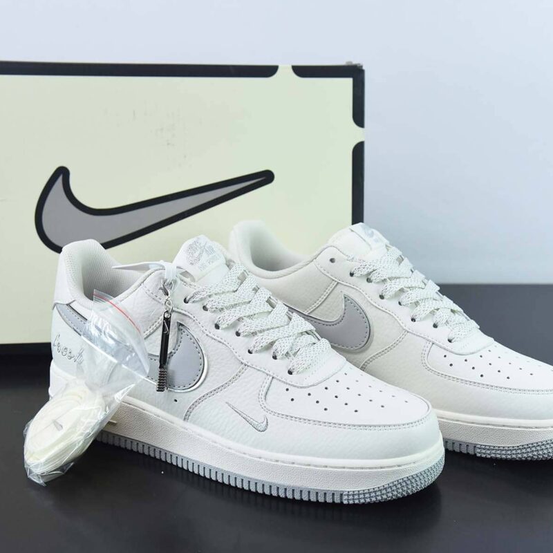 Nike Air Force 1 Low '07 “Keep Fresh”灰银小勾低帮空军一号休闲板鞋货号:BM1996-033
