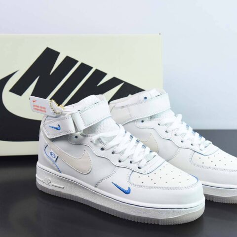 Nk Air Force 1'07 MI'd “Pearl white” “珍珠白” 空军一号中帮休闲板鞋 货号:FB1869-055