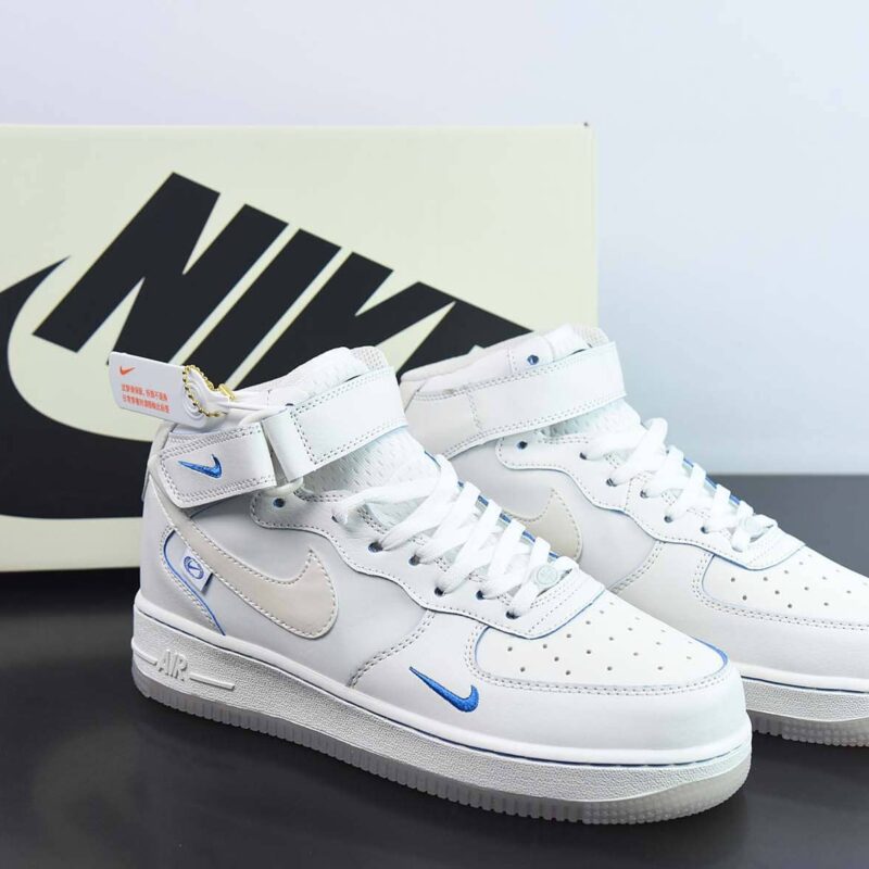 Nk Air Force 1'07 MI'd “Pearl white” “珍珠白” 空军一号中帮休闲板鞋 货号:FB1869-055