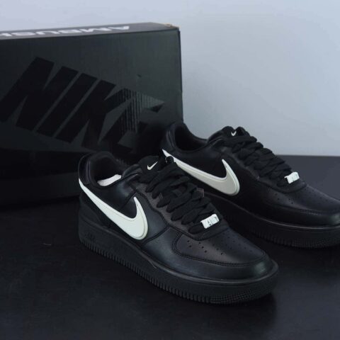 Ambush x Nk Air Force 1'07 Low "Black" 联名款 空军一号低帮休闲板鞋 纯原版本 官方货号: DV3464 001