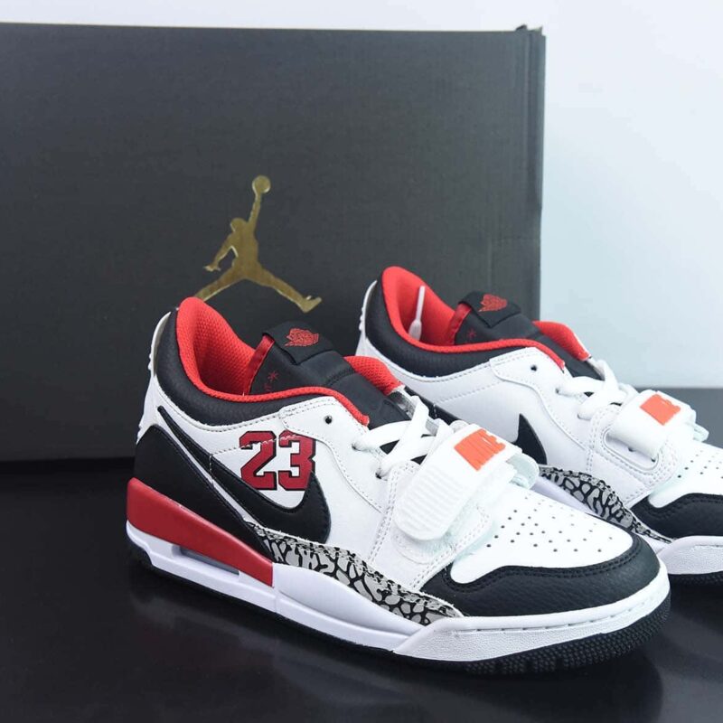NK Air Jordan Legacy AJ312 Low 头层魔术贴三合一板鞋 货号:FJ7221-101