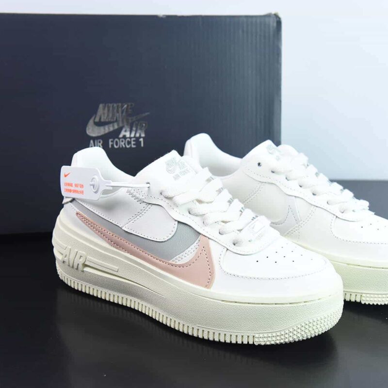 NK Air Force 1 PLT.AF.ORM "Triple White" 空军一号全新低帮休闲板鞋 货号:DJ9946-104