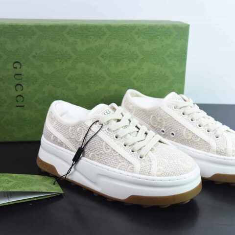 Gucci古驰 202ss春夏季新色Tennis 1977 Print Sneaker运动鞋