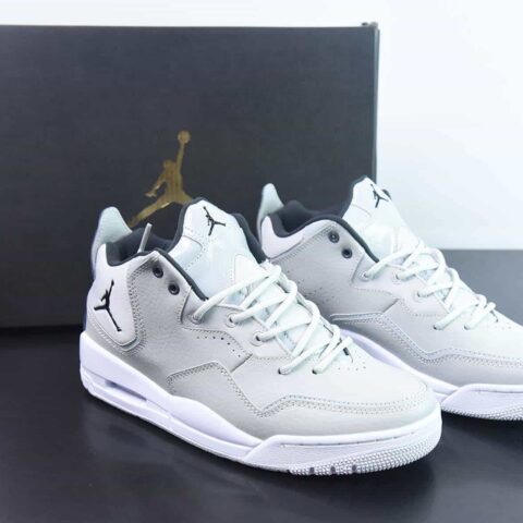 AirJordan Courtside 23 简版AJ23灰黑复古中帮 篮球鞋货号:AR1002-002