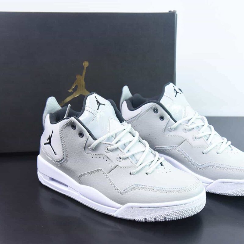AirJordan Courtside 23 简版AJ23灰黑复古中帮 篮球鞋货号:AR1002-002
