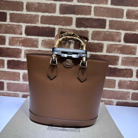 GUCCI古驰Diana竹节中号托特包750394