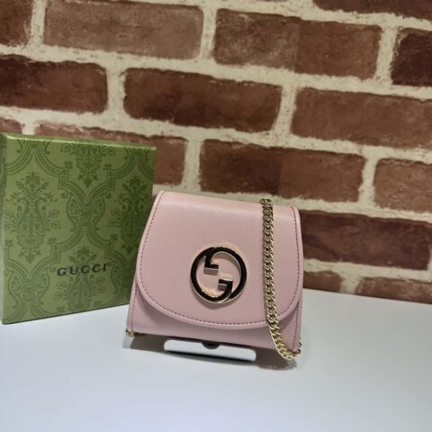 GUCCI古驰Blondie系列中号链条钱包725219