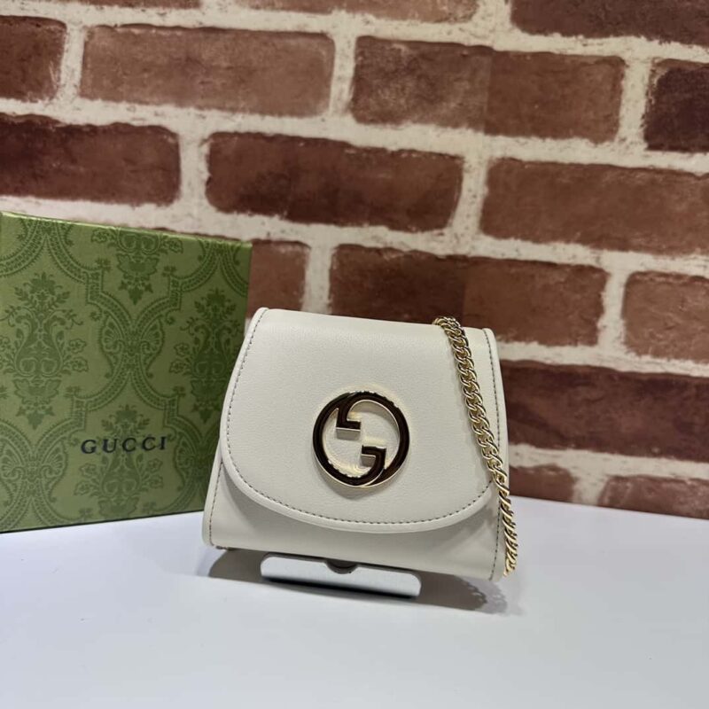 GUCCI古驰Blondie系列中号链条钱包725219