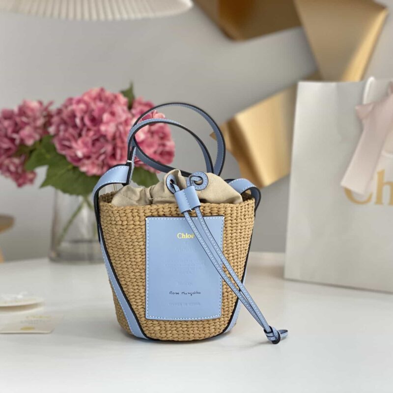 Chloe Basket Bag 菜篮子包包 17CM蓝色
