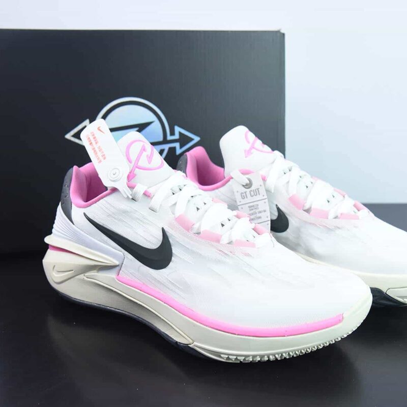 Air Zoom G.T.Cut 2 EP 耐克GT2.0实战系列篮球鞋 白黑粉 货号：FD9905-101