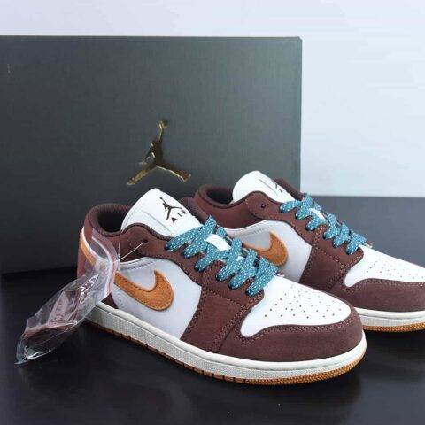 NK Air Jordan 1 Low "Cacao Wow" AJ1 乔1摩卡色 低帮文化休闲板鞋 货号:FB2216-200