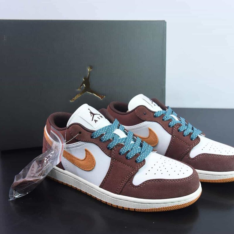 NK Air Jordan 1 Low "Cacao Wow" AJ1 乔1摩卡色 低帮文化休闲板鞋 货号:FB2216-200