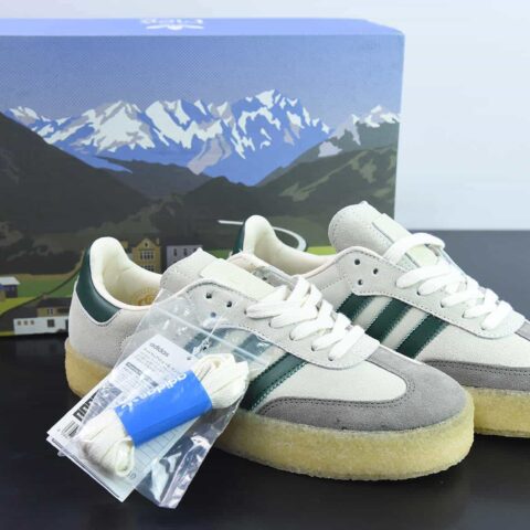 阿迪KITH x Clarks x Adidas Originals 8th Street Samba板鞋 桑巴 KITH 三方联名款 货号:ID7297