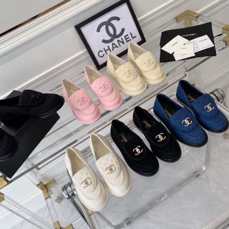 Chanel香奈儿 进口牛仔布鞋面羊皮垫脚运动鞋