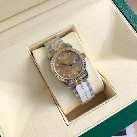 ROLEX- 劳力士日志型女款装载瑞士ETA-2671机芯天然真钻腕表