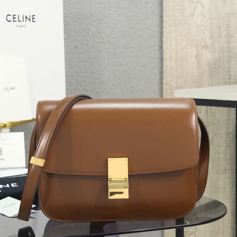 特级品质 全钢五金 #CELINE Classic Box #采用全新进口牛皮搭配羔羊皮内里(164173)