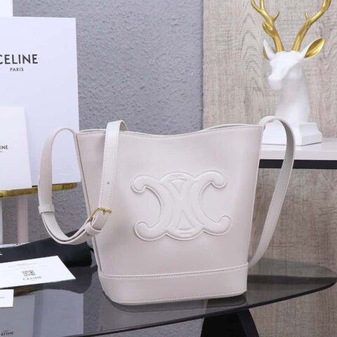 【特级品质 全钢五金】eline赛琳 CUIR TRIOMPHE 牛皮水桶包型号：CL198243