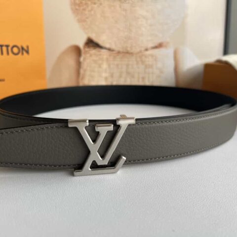 LV/路易威登 Heritagex双面腰带选取粒面皮革腰带35mm
