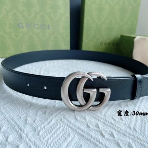 Gucci古驰 进口牛皮纹理带2.0/3.0/4.0