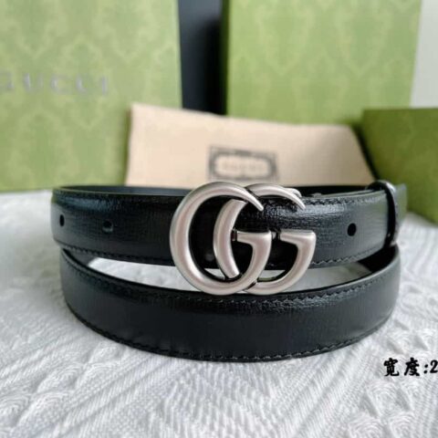 Gucci古驰 进口牛皮纹理带2.0/3.0/4.0