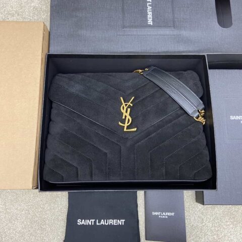 热销款YSL LOULOU 大号长形信封挎包型号:392288