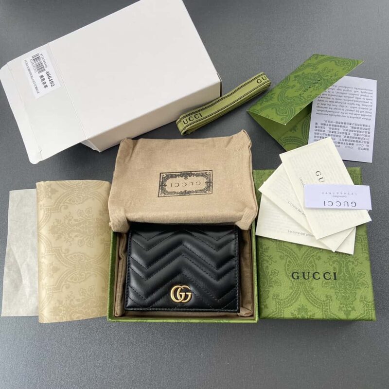 GUCCI GG Marmont系列卡包 466492 DTD1T 1000