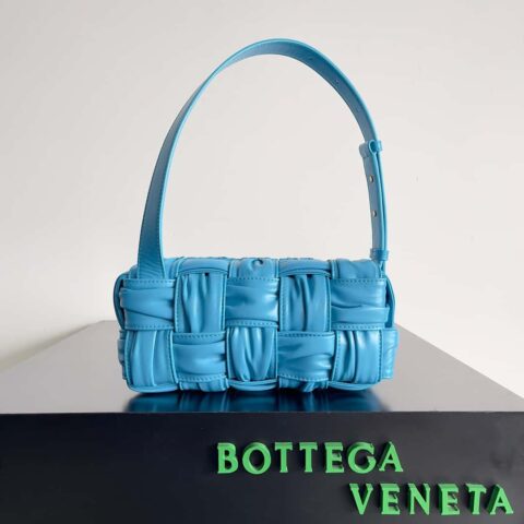 BV新款Bottega Veneta2022秋冬腋下包 款号:736233 泳池蓝