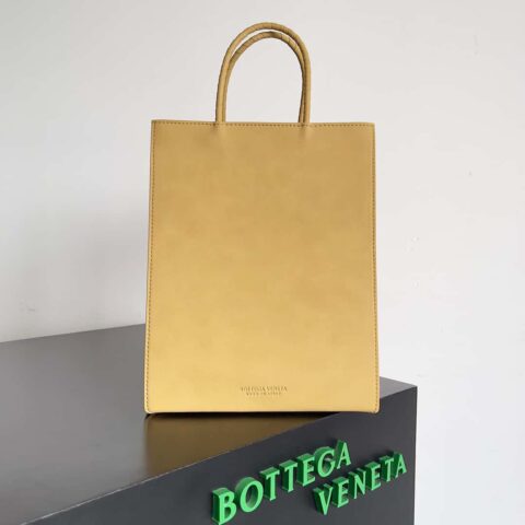 Bv 2023早秋新品Brown Bag 趣味牛皮纸袋 款号:741542 小号牛皮纸托特