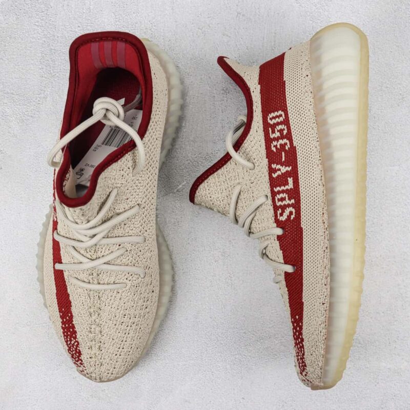 阿迪 椰子350 V2 货号:LR7303 芝麻酒红色运动鞋 Adidas Yeezy Boost 350 V2