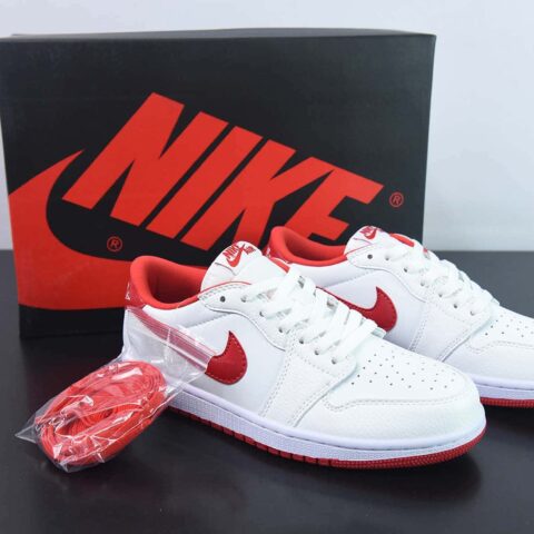 NK Air Jordan 1 Retro Low OG”Black Toe“AJ1乔丹一代低帮经典复古文化休闲运动篮球鞋“OG白红脚趾”货号:CZ0790-161