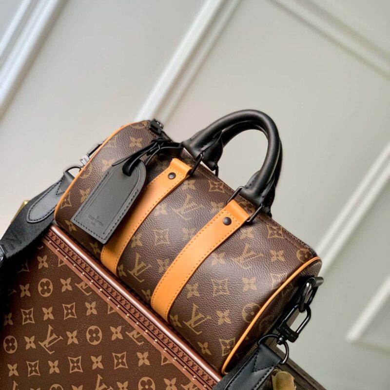 M46687老花黄皮 男包枕头包系列 Keepall 手袋当季新款 KEEPALL BANDOULIÈRE 25 手袋