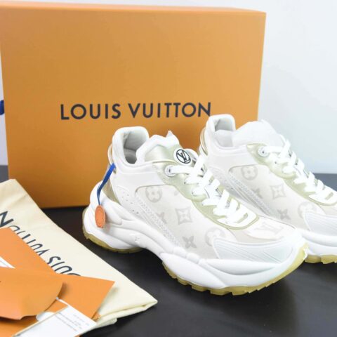 LV/路易威登 纯进口的DK透气网格布料RUN55运动鞋