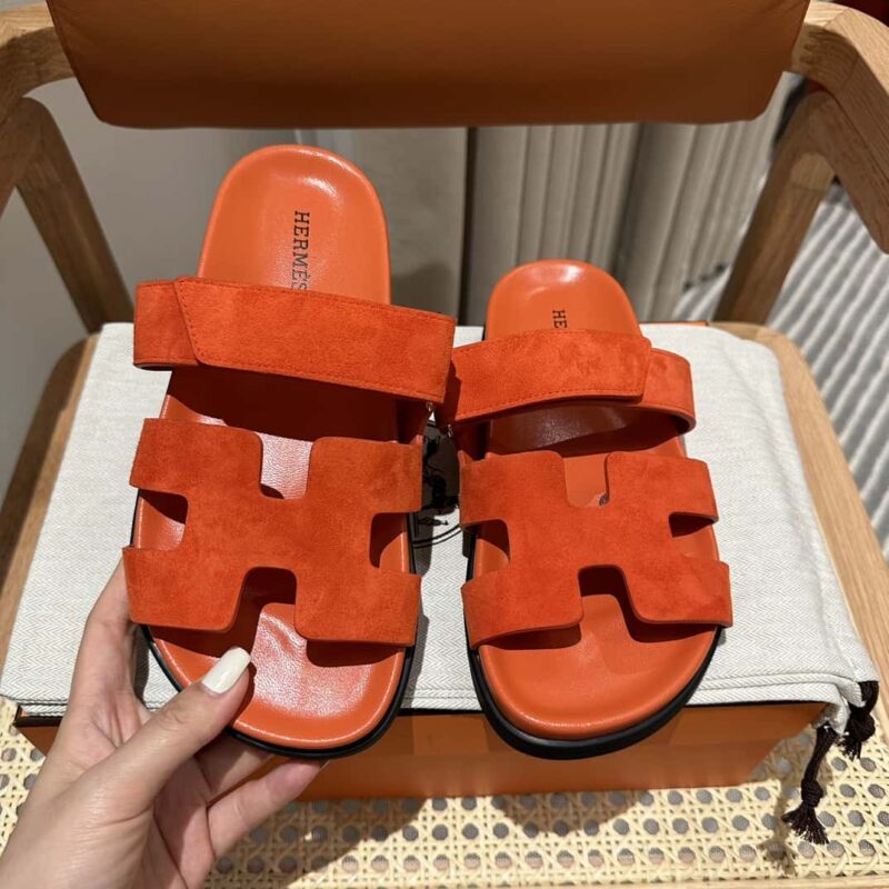 Hermès 二舅鞋 🐎🐎羊京橙色