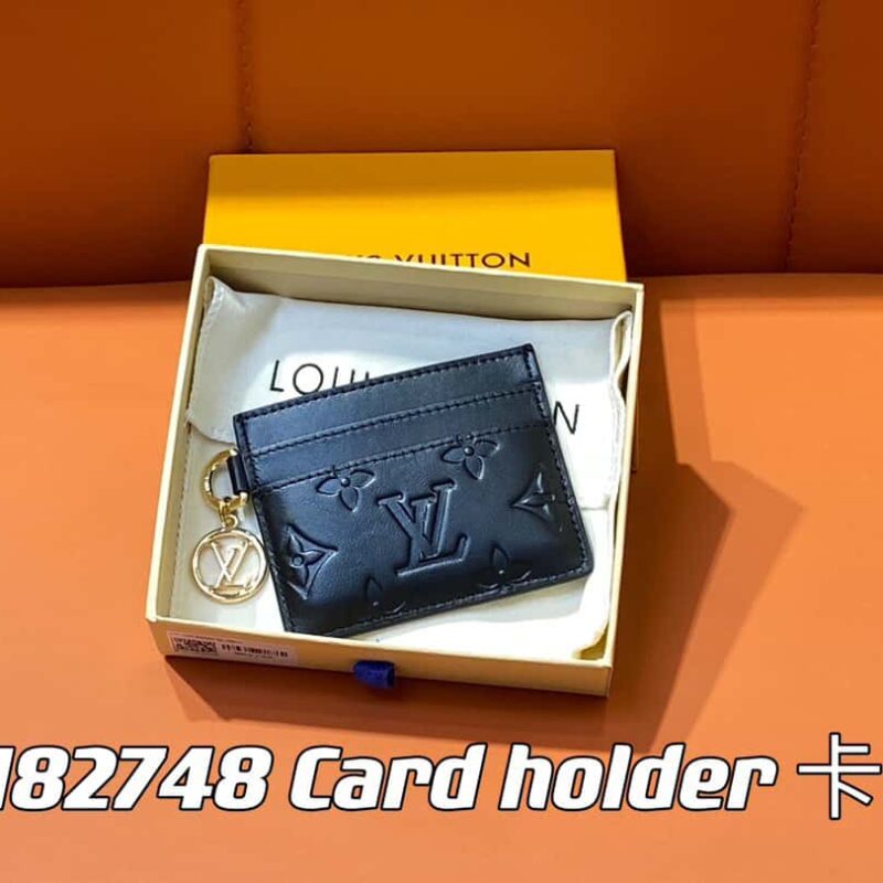 【原单精品】M82748黑色全皮卡包钱包系列 Card holder 卡包