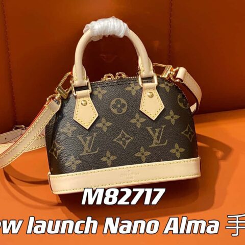 【原单精品】M82717老花 迷你贝壳包系列 New launch Nano Alma 手袋