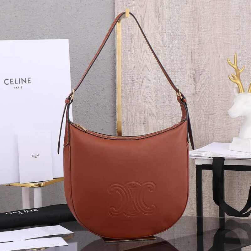 【特级品质 全钢五金】CELINE HELOISE 手袋 新款 小牛皮HÉLOÏSE腋下包 编号:114713