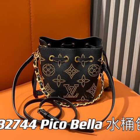 【原单精品】M46828老花 升级防污皮 碗豆包系列 Croissant MM可颂包 2024早春系列