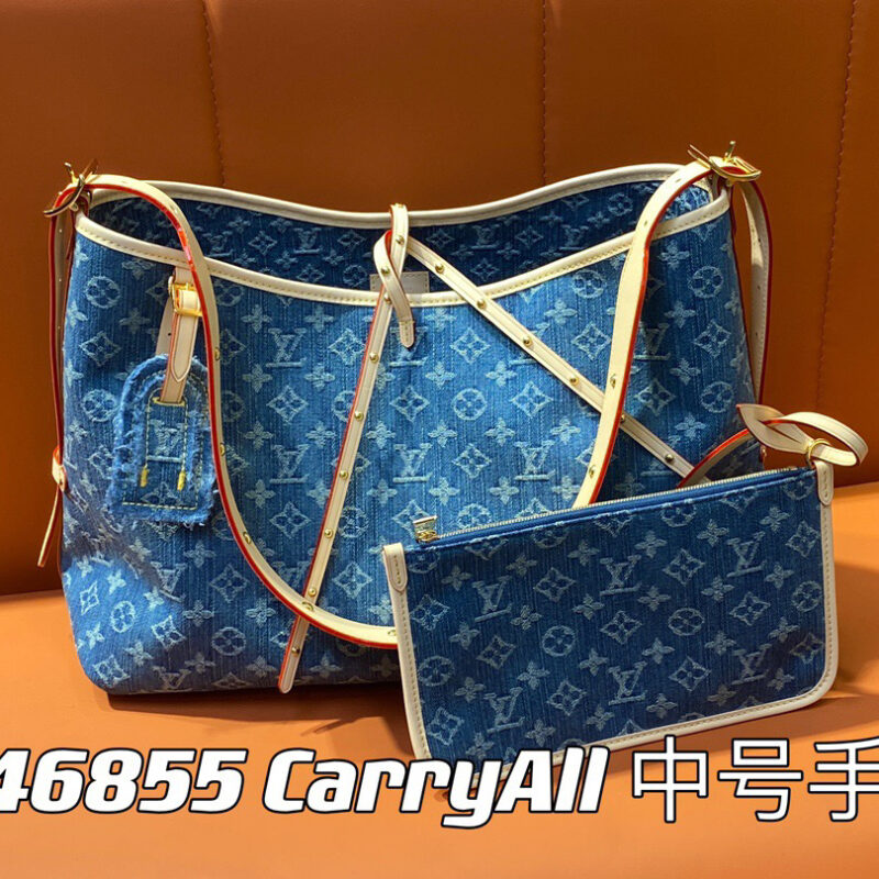 CARRYALL MM 手袋 M46855 蓝色 (丹宁牛仔) CarryAll 中号手袋