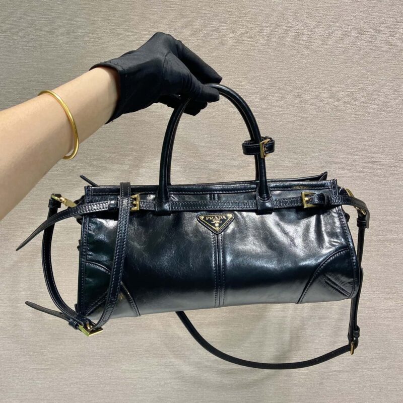 PRADA LusSolf油腊皮手提包🎉1BA426A手提款(短手挽)
