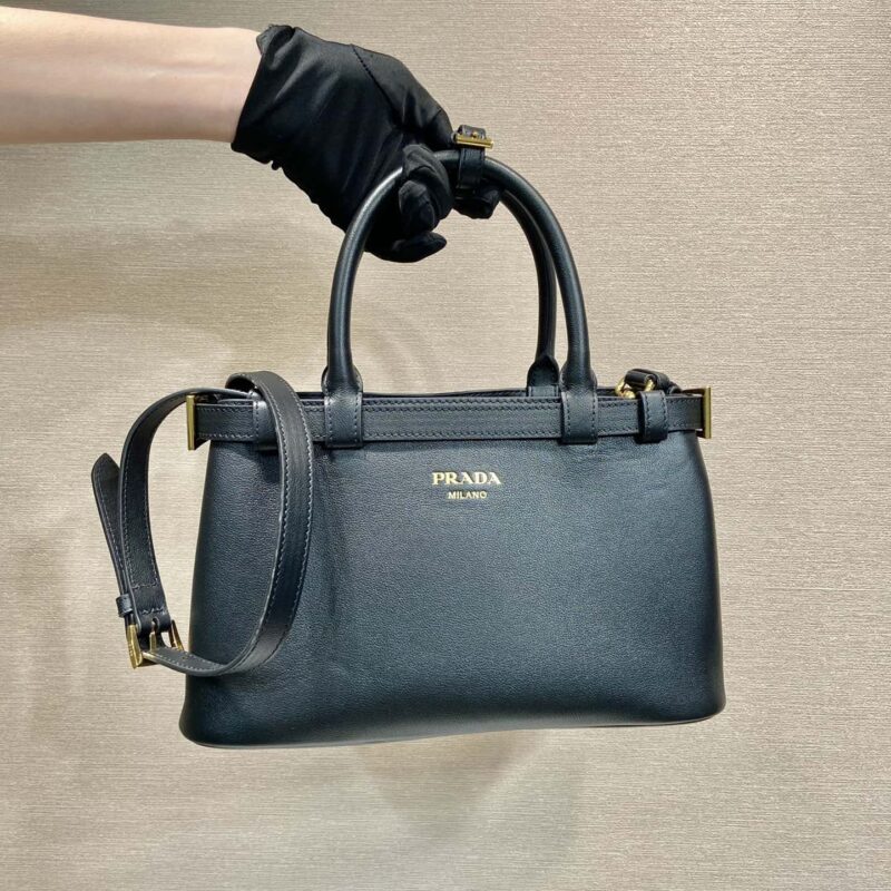 PRADA 进口小牛皮手提包 1BA418小号