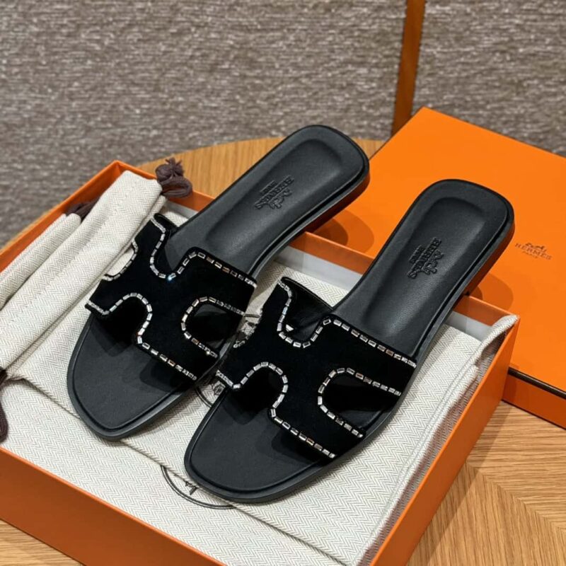 Hermès 夏季经典H拖新款水钻