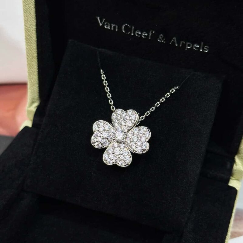❗️新品❗️ ☀️原单货☀️Van Cleef &Arpels 梵克雅宝Cosmos系列四叶草满钻项链(可做胸针) ☀️