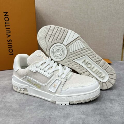 💋💍L家新品 L*V ~ 新款TRAINER 系列运动鞋(牛仔布)1AC689