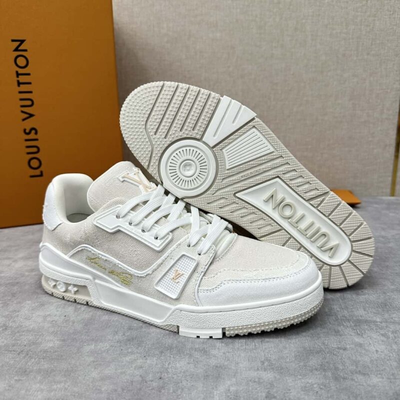 💋💍L家新品 L*V ~ 新款TRAINER 系列运动鞋(牛仔布)1AC689