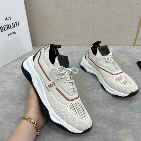 💋💍Berlut* 布鲁提新品 Shadow飞织运动鞋