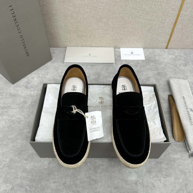 💋💍BC家新品上架 Brunello Cucinell* 草编休闲乐福鞋