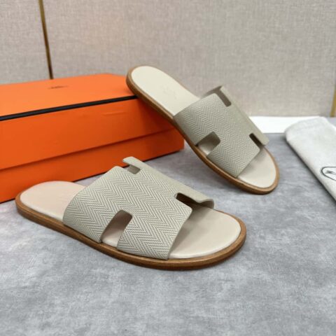 💋💍 H家 新品拖鞋 Hermè* 爱马-仕 最新经典Lzmir男款凉鞋