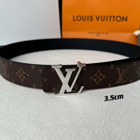 Lv微标双面腰带 3.5cm