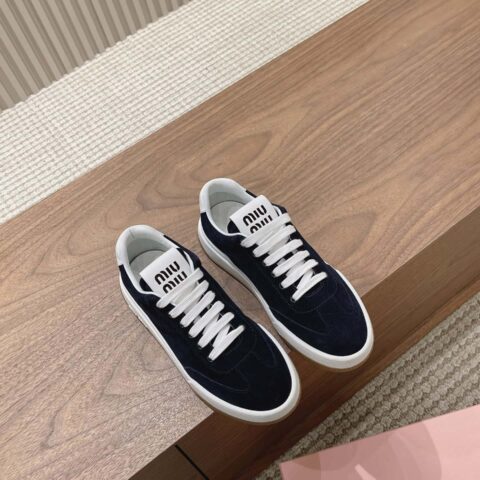 miumiu ss24 new arrival~ miu家2024早春新品系带休闲鞋 这款系带休闲鞋