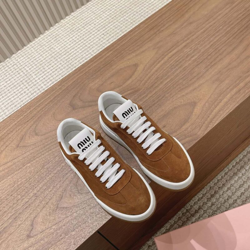 miumiu ss24 new arrival~ miu家2024早春新品系带休闲鞋 这款系带休闲鞋